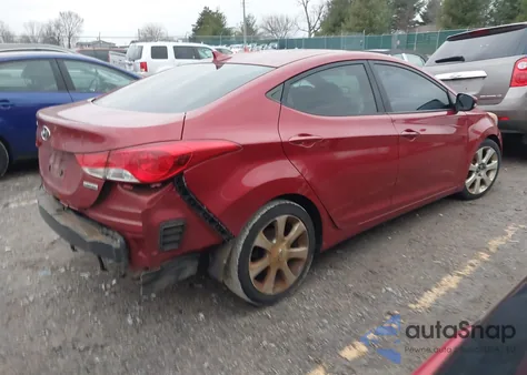 2012 Hyundai Elantra Limited (Ulsan Plant) from USA, damaged, VIN KMHDH4AE8CU251532